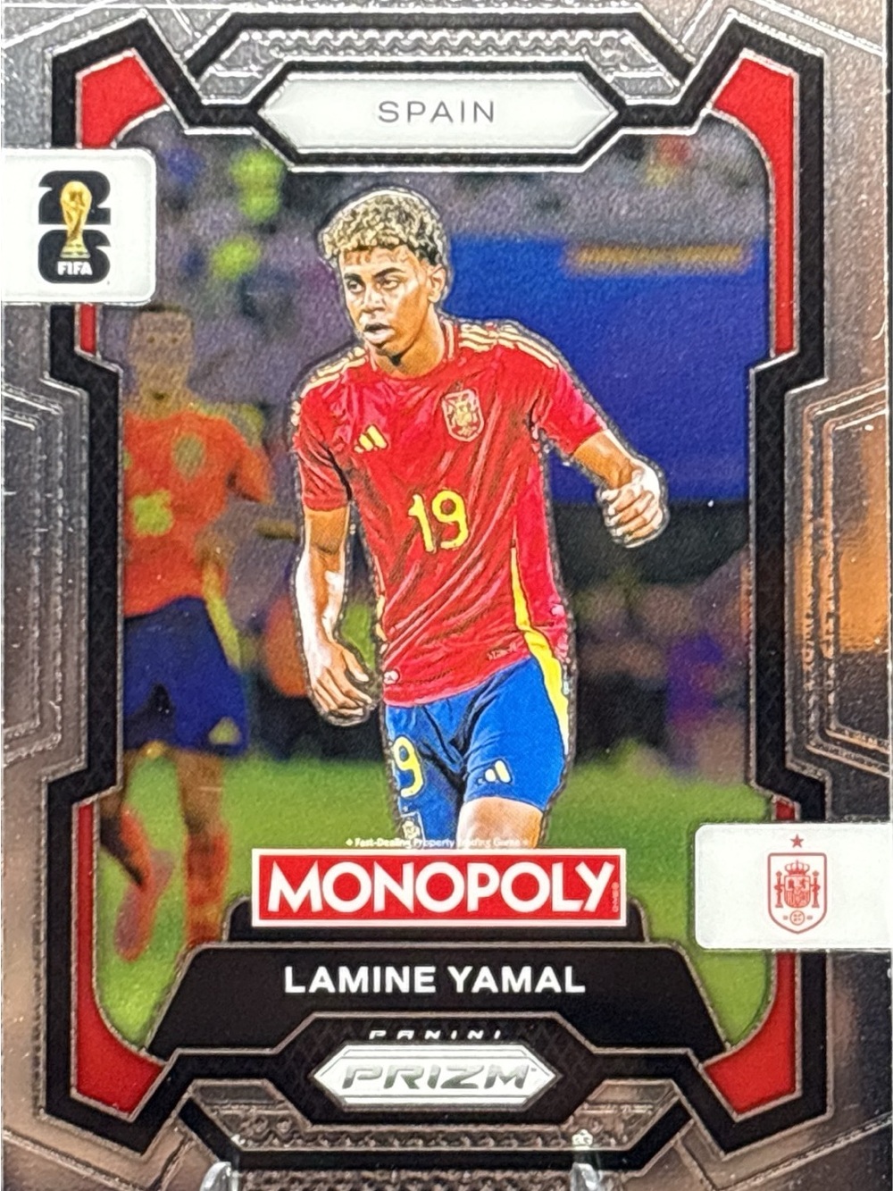 Panini Prizm Monopoly Lamine Yamal Soccer Card
